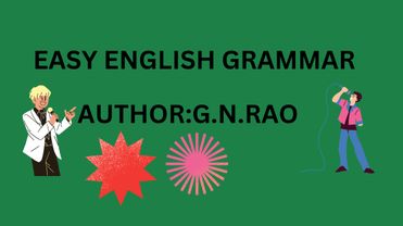 EASY ENGLISH GRAMMAR-PART ONE