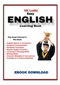 VK LODHI EASY ENGLISH LEARNING BOOK