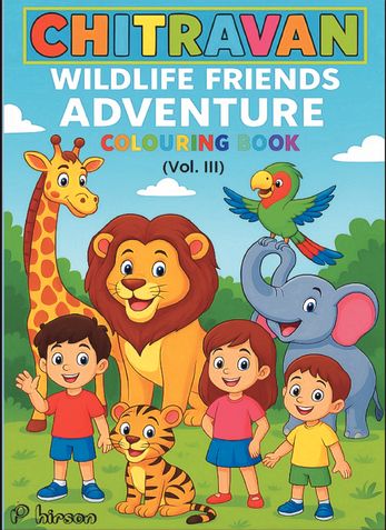 Chitravan: Wildlife Friends Adventure: Colouring Book