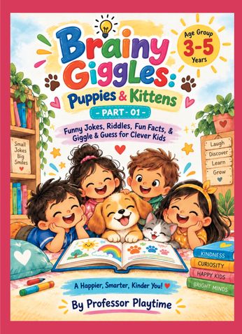 Brainy Giggles: Puppies & Kittens