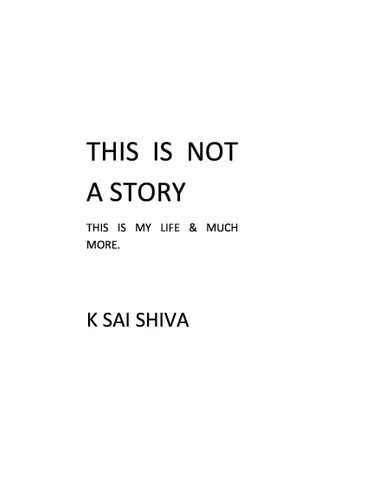 This is not a story