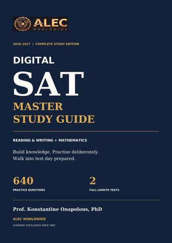 ALEC Digital SAT Master Study Guide 2027