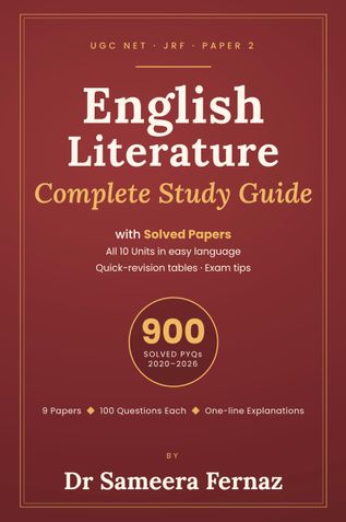 UGC NET JRF English Literature Complete Study Guide with Solved Papers