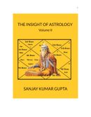 THE INSIGHT OF ASTROLOGY Volume II