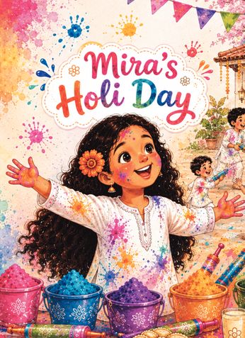Mira's Holi Day