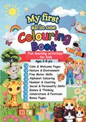 My first all in one kid's colouring book