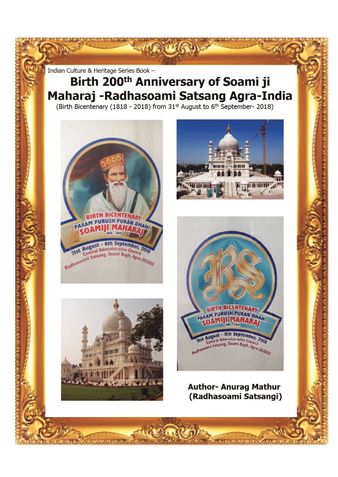 Birth 200th Anniversary of Soami ji Maharaj -Radhasoami Satsang Agra-India