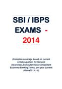 SBI/ IBPS -2014 Special Edition