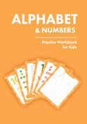 Alphabets & Numbers Practice Workbook For Kids