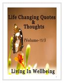 Life Changing Quotes & Thoughts (Volume 151)
