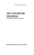 MY UNVOICED MUSINGS