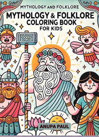 Mythology And Folklore : A Colouring Journey Through Gods, Heroes, and Magical Realms