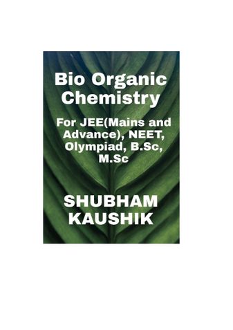 Bio Organic Chemistry