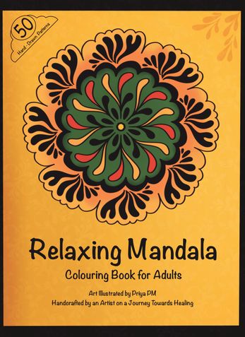 Relaxing Mandala - Colouring Book for Adults ( 50 Patterns)