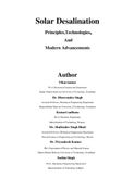 Solar Desalination Principles,Technologies,  And Modern Advancements
