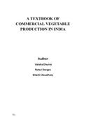 A TEXTBOOK OF  COMMERCIAL VEGETABLE  PRODUCTION IN INDIA