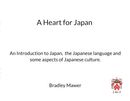 A Heart for Japan - Introduction to the Language and Culture
