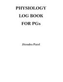 Physiology logbook for PGs