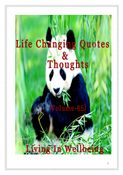 Life Changing Quotes & Thoughts (Volume 85)