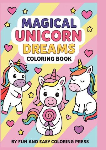 Magical Unicorn Dreams Coloring Book