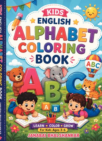 Kids English Alphabet Coloring Book