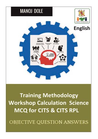 Training Methodology Workshop Calculation and Science MCQ for CITS & CITS RPL English