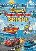 Cute Construction Vehicles Coloring Book Volume 3