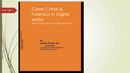 Cyber Crime & Forensics in Digital world