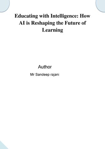 Educating with intelligence