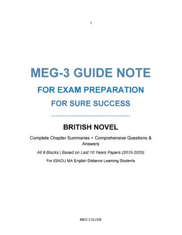MEG 3 Guide Book