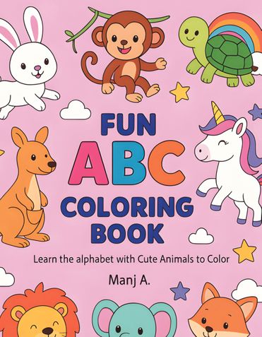 Fun ABC Coloring Book for Kids
