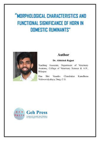 MORPHOLOGICAL CHARACTERISTICS AND  FUNCTIONAL SIGNIFICANCE OF HORN IN  DOMESTIC RUMINANTS