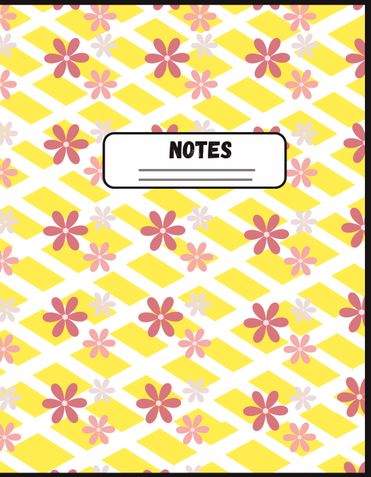 UNRULED  NOTEBOOK
