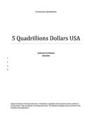 5 Quadrillions Dollars USA