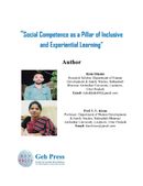 Social Competence as a Pillar of Inclusive and Experiential Learning