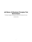 Jeff Bezos: 20 Business Principles That Built Amazon