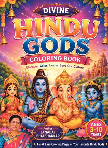 Divine Hindu Gods Coloring Book