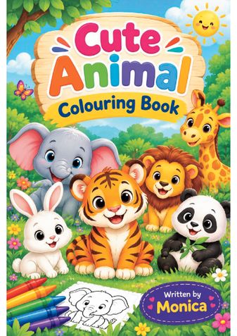 Cute Animal Colouring book
