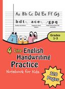 Four Line English Handwriting Practice Notebook for Kids