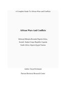 African Wars And Conflicts