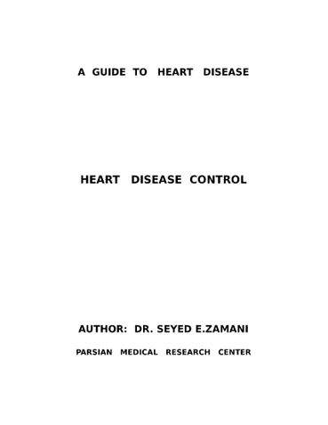 HEART   DISEASE  CONTROL
