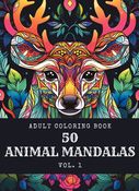 50 Animal Mandala Coloring Book for Adults