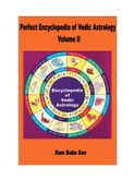 Perfect Encyclopedia of Vedic Astrology, Volume II