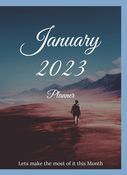 January 2023 Planner: 30 Day Planner (2023 Monthly Planners)