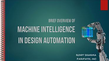 Machine Intelligence in Design Automation: A Brief Overview
