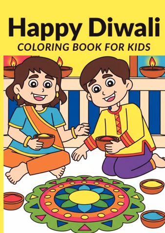Happy Diwali Coloring Book for Kids