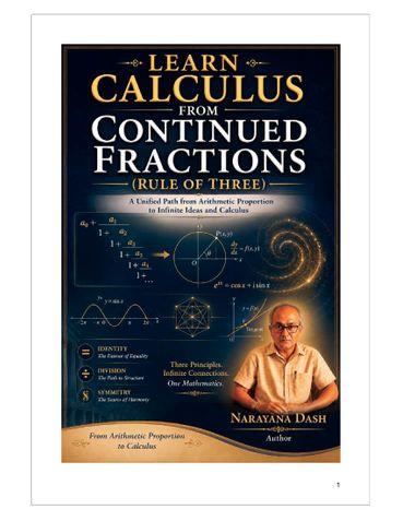 Learn Calculus From Rule Of Three And Continued Fractions