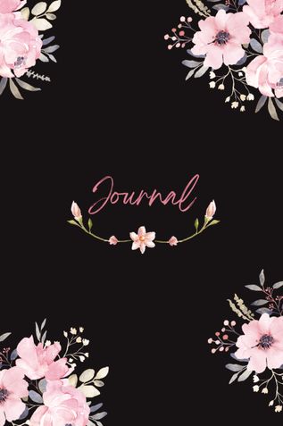 Pink Ethereal Floral Writing Journal