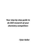 Your step-by-step guide to do SEO research of your chemistry competitors