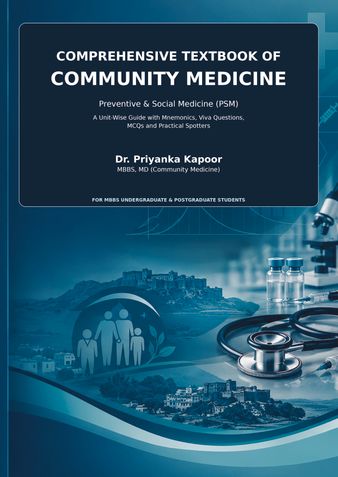 COMPREHENSIVE TEXTBOOK OF COMMUNITY MEDICINE (Preventive & Social Medicine — PSM)